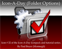 Icon-A-Day #32 (Folder Options)