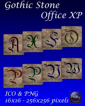 Gothic Stone Office XP
