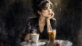 Cappuccino coffee