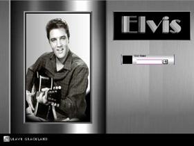 Elvis Brushed Aluminum Logon