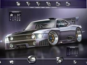 Purple Mustang Power!