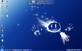 My blue desktop