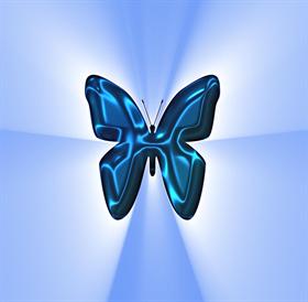 Blue Butter fly