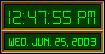 Brown Time and Date
