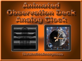 Observation Deck Analog Clock