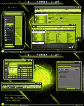 GreeNeon Nebula (Vista)