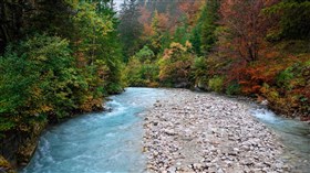 Amazing Autumn Aqua River