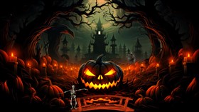 Scary Castle Pumpkin Patch