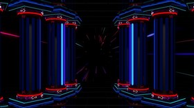 Neon Pillars