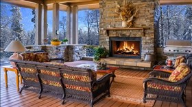 WF Winter Fireplace