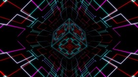 Neon Cube Flow