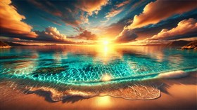 4K Sunset Beach