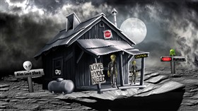 Alien " Love Shack "  Logon