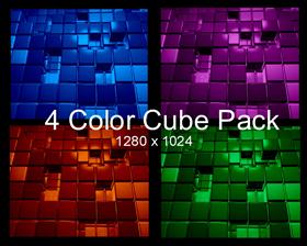 4 Color Cube Pack 