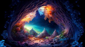 4K Crystal Cave