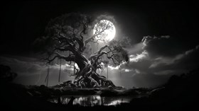 4K Dark Tree