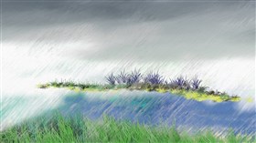 And there was rain
