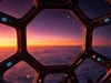 Space Station Sunset