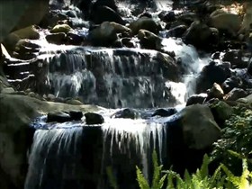 dark waterfall