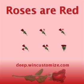 Roses are red