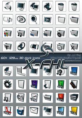 X-FHL Dock Icons