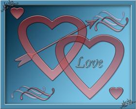 glass hearts