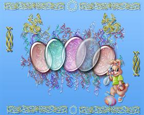 Glass Easter Eggs
