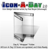 Icon-A-Day 2.0, Day 8, Wrapper Folder