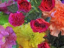 Bright Abstract Flowers