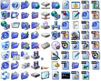 Blue XP Folders