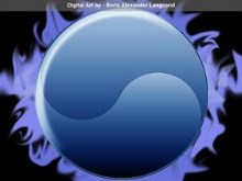 Elektric Blue Ying yang
