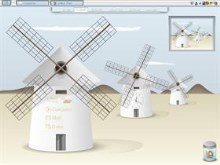 Wind Mill in the Desert