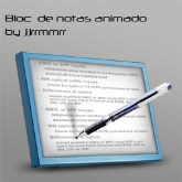 notepad animated