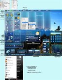Vista Aero Blue DXtheme finish