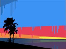 Abstract Sunset