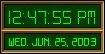 Brown Time and Date