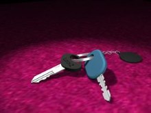 keys on the floor