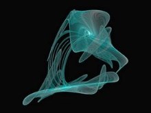 Blue Flow Fractal