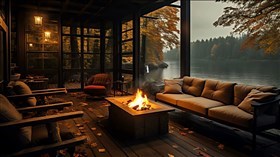 Autumn Lake Porch