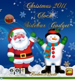 Christmas 2011 Sidebar Clock Gadget