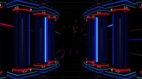 Neon Pillars