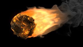 4K Meteor Fire Trail
