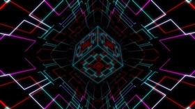 Neon Cube Flow