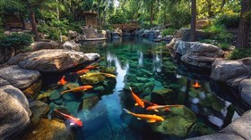4K KOI Pond