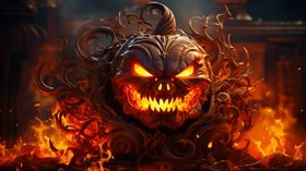 4K Pumpkin Fires
