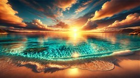 4K Sunset Beach