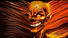 Flaming Zombie