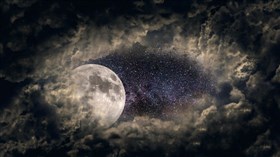 Cloudy Moon