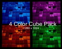 4 Color Cube Pack 