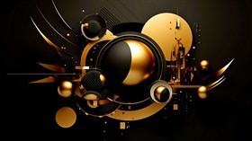 4K Black Gold